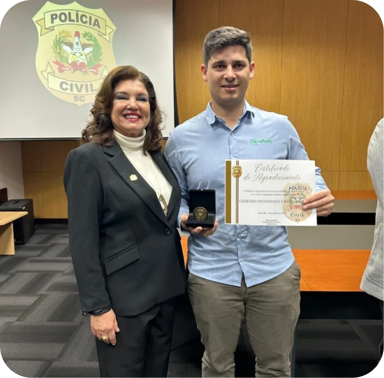 Certificado de agradecimento